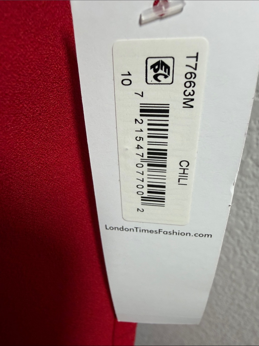NWT-Women's V-Neck Dress - Flounce Hem, Twist Waist, Elegant Office & Event Wear - Picture 9 of 10